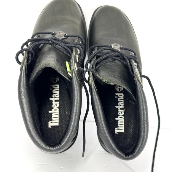 Timberland Women’s 6.5M Dark Green Leather Chukka Boots Rugged Lace-Up - Picture 11 of 11